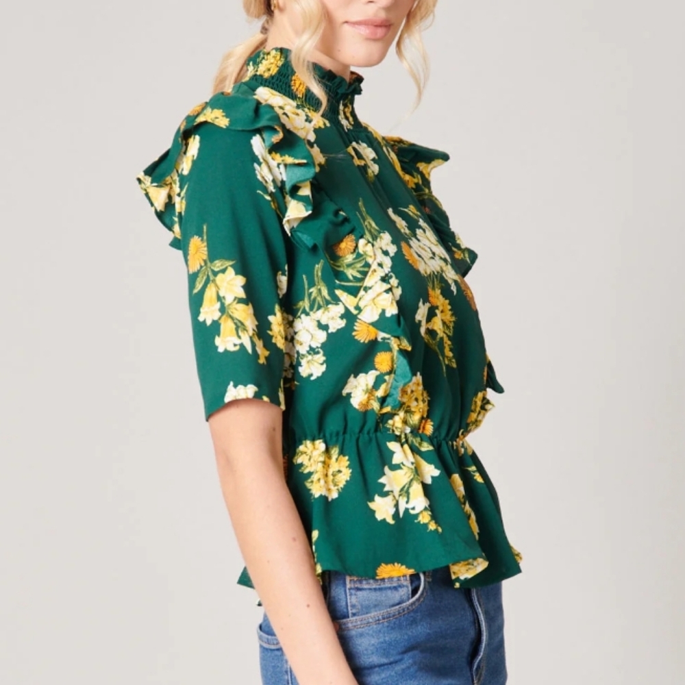 27. NWT Sugarlips floral blouse